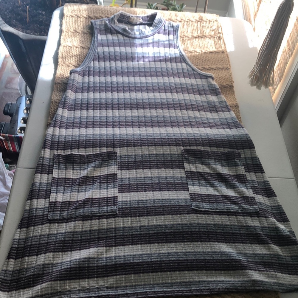Striped dress with pockets